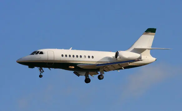 Luxury aircraft charter service